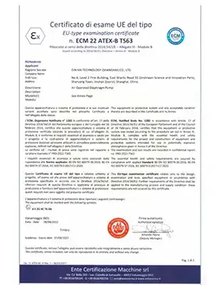 ATEX Certificate