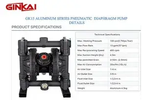 GK15 Aluminum AODD Pump