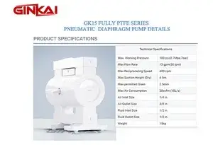 GK15 Fully PTFE Pump
