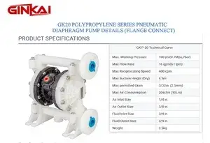 GK20 PP(Flange) AODD Pump