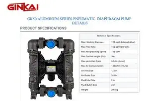 GK50 Aluminum AODD Pump