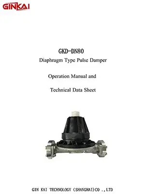 GKD-DN80 Damper Manual and Technical Data Sheet