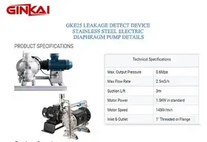 GKE25 LDD Stainless Steel EODD Pump