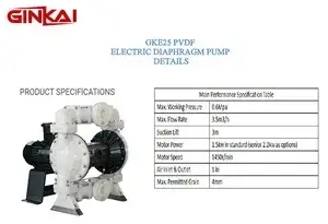 GKE25 PVDF Electric Diaphragm Pump