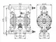 1-1/2" Aluminum Pump, Threaded Ports with Aluminum Alloy Intermediate