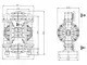 3" Polypropylene Air Diaphragm Pump