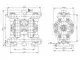 1/2" PVDF Air Operated Double Diaphragm AODD Pump