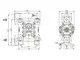 3/4" PVDF Pneumatic Diaphragm Pump