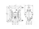 1-1/2" Stainless Steel Pump, Threaded Ports with Aluminum Alloy Interior