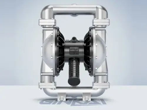 2" Stainless Steel Pump with Threaded Ports, Center Outlet, and Aluminum Alloy Intermediate