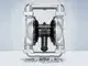 2" Stainless Steel Pump with Threaded Ports, Center Outlet, and Aluminum Alloy Intermediate
